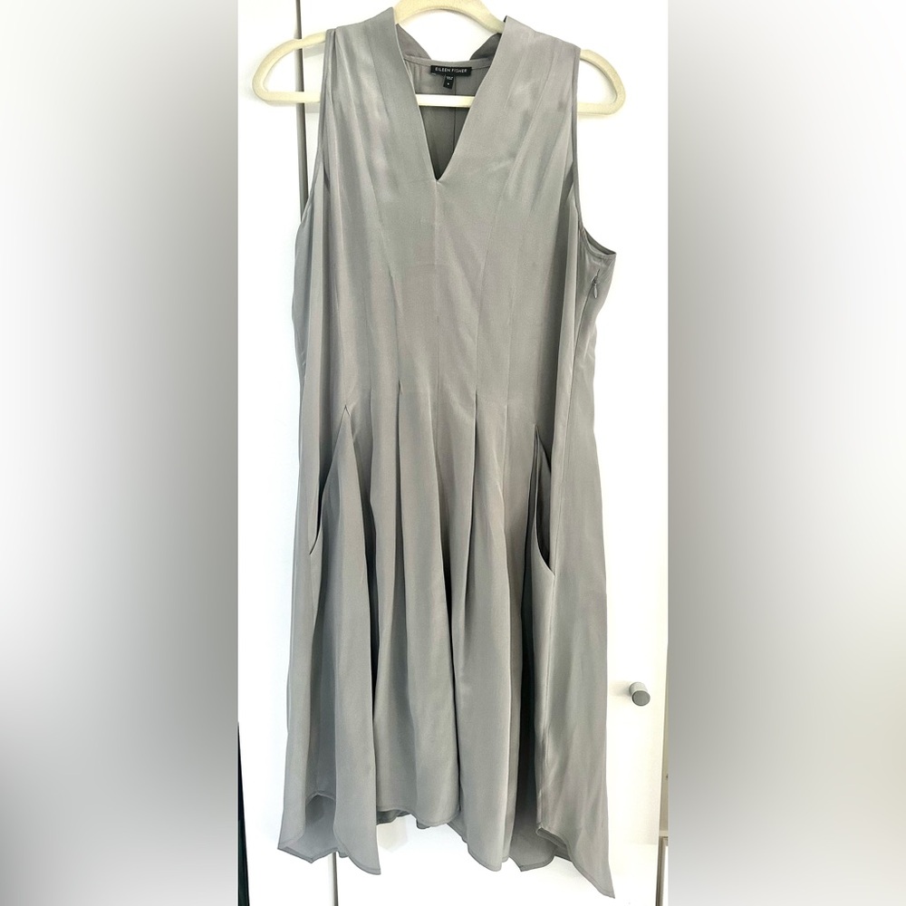 Eileen Fisher Classic Gray Dress